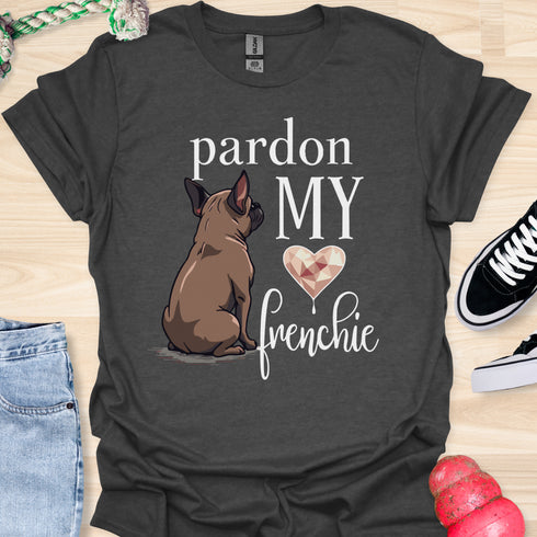 Pardon my frenchie - V3 - Brown Shy Innocent T-Shirt